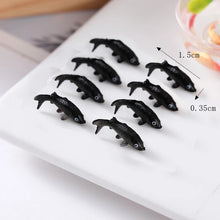 Load image into Gallery viewer, 50pcs 1.5cm 2.2cm Mini Koi Fish Resin Ornaments Small Carp Epoxy Goldfish for Crafts, Fish Tank Decor, Fairy Garden, Miniatures DIY Projects
