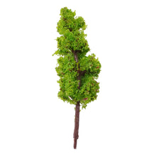 Load image into Gallery viewer, 20 pcs Miniature Green Tree Models 1:200 Scale Train Railway Layout Accessories DIY Landscape Dollhouse Terrarium Diorama Craft Supplies
