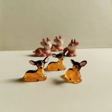 Load image into Gallery viewer, 10pcs Mini Deer Figurines for Fairy Garden, Terrarium, Dollhouse, Bonsai, DIY Crafts, Moss Landscape, Miniature Animal Model, Decor Supplies
