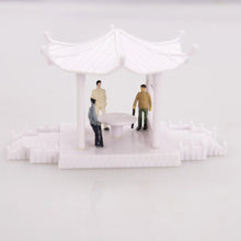 Load image into Gallery viewer, 50pcs 1:100 Scale Miniature Model People Painted Figures for HO Railway Scenes, Architecture Layouts, Dioramas, Landscape Craft Supplies
