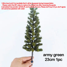 Load image into Gallery viewer, Miniature Pine Tree Model Wire Trunk 10-28cm for Diorama, Railway Scenery, Landscape Layout
