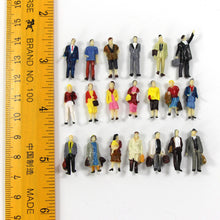 Load image into Gallery viewer, 40pcs Miniature People Figures HO Scale 1:87 for Railway Scenery, Architecture Model, Diorama
