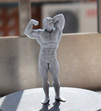 Load image into Gallery viewer, Bodybuilder Muscle Male Superstar Unpainted Resin Figure 1/18 Scale Unassembled Model
