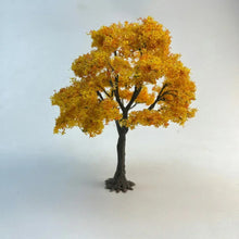 Load image into Gallery viewer, 11/13/17/19/21cm Miniature Golden Ginkgo Wire Tree Model Train Railway Accessories DIY Scenery Landscape Terrarium Diorama Craft Supplies
