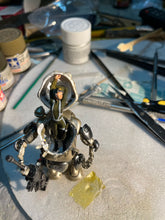 Load image into Gallery viewer, Female Soldier and Robot Fighter Unpainted Resin Figure 1/35 Scale Unassembled Model
