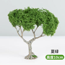 Load image into Gallery viewer, 10/12/15cm Miniature Summer Green Tree Wire Model Train Railway Accessories Fairy Garden Landscape Terrarium Diorama Craft Supplies
