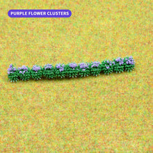 Load image into Gallery viewer, Self-Adhesive Miniature Flower Grass Tuft Model Train Railway Accessories DIY Scenery Landscape Dollhouse Terrarium Diorama Craft Supplies
