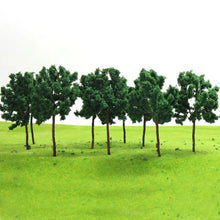 Load image into Gallery viewer, 20pcs Miniature Model Trees, 6.5cm HO Scale Diorama Supplies
