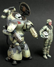 Load image into Gallery viewer, Fireball Robot Soldier and Pilot Unpainted Resin Figure 1/35 Scale Unassembled Model
