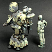 Load image into Gallery viewer, Fireball Robot Soldier and Pilot Unpainted Resin Figure 1/35 Scale Unassembled Model
