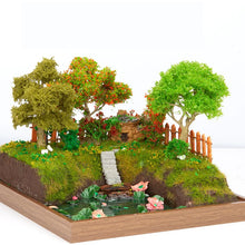 Load image into Gallery viewer, 10/12/15cm Miniature Spring Green Tree Wire Model Train Railway Accessories Fairy Garden Landscape Terrarium Diorama Craft Supplies
