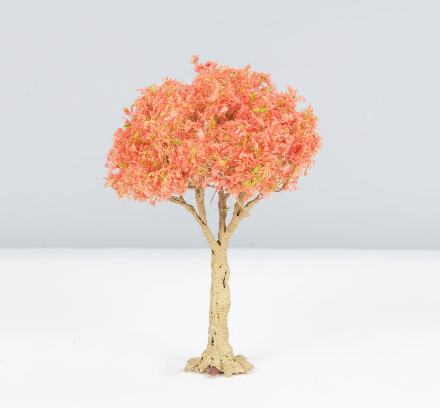 Miniature Pink Model Trees 10–15cm Autumn Scenery Trees for Diorama, R ...