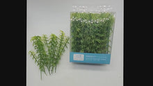 Load and play video in Gallery viewer, 50pcs Miniature Bamboo Trees Model 9–13cm, Model Train Scenery, Diorama Landscape Supplies
