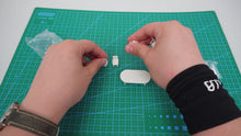 Load and play video in Gallery viewer, 7 pcs Miniature Conference Table Chair Furniture Set Blank Unpainted Models 1:50/75 Scale DIY Layout Dollhouse Decor Diorama Craft Supplies
