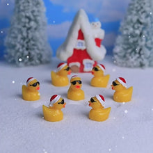 Load and play video in Gallery viewer, 20/50/100 pcs Miniature Christmas Duck Animal Figure Models Dollhouse Landscape Fairy Garden Accessories Terrarium Diorama Craft Supplies
