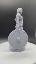 Load and play video in Gallery viewer, Ancient Roman Female Soldier Unpainted Resin Figure 1/18 Scale Unassembled Model
