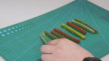 Load and play video in Gallery viewer, Self-Adhesive Miniature Flower Grass Tuft Model Train Railway Accessories DIY Scenery Landscape Dollhouse Terrarium Diorama Craft Supplies
