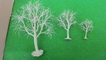 Load and play video in Gallery viewer, 10/14/18/22/28cm Miniature Wire Tree Trunk Model Tree Powder DIY Scenery Dollhouse Fairy Garden Landscape Terrarium Diorama Craft Supplies
