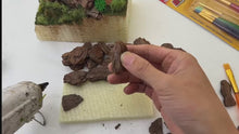 Load and play video in Gallery viewer, 20g Miniature Stone Bush Rock Models Train Railway Accessories DIY Scene Fairy Garden Landscape Dollhouse Terrarium Diorama Craft Supplies
