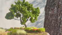 Load and play video in Gallery viewer, 12/15/20/25cm Miniature Green Oak Wire Tree Model Railway Accessories DIY Scene Garden Landscape Dollhouse Terrarium Diorama Craft Supplies
