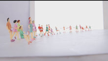 Load and play video in Gallery viewer, 15 pcs Miniature Sports People Figure 1/50-1/100 Scale Models Building Landscape Sand Table Layout Scenery Accessories Diorama Supplies
