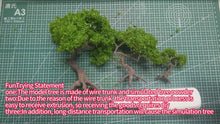 Load and play video in Gallery viewer, 4/7/10/12/15cm Miniature Mountain Pine Wire Bonsai Tree Model Train Railway Scenery Fairy Garden Landscape Terrarium Diorama Craft Supplies
