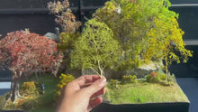 Load and play video in Gallery viewer, Natural Sea Foam Trees for Diorama Miniature Model Scenery Terrain Railway Landscape Craft Supplies
