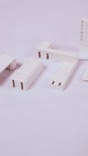 Load and play video in Gallery viewer, Miniature Cupboard Cabinet Furniture Set Blank Unpainted Models 1:50/75 Scale DIY Building Layout Dollhouse Decor Diorama Craft Supplies
