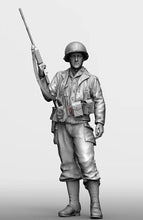 Load image into Gallery viewer, WWII U.S. Bar Gunner Soldier Unpainted Resin Figure 1/16 Scale Unassembled Model
