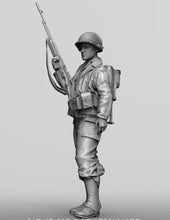 Load image into Gallery viewer, WWII U.S. Bar Gunner Soldier Unpainted Resin Figure 1/16 Scale Unassembled Model
