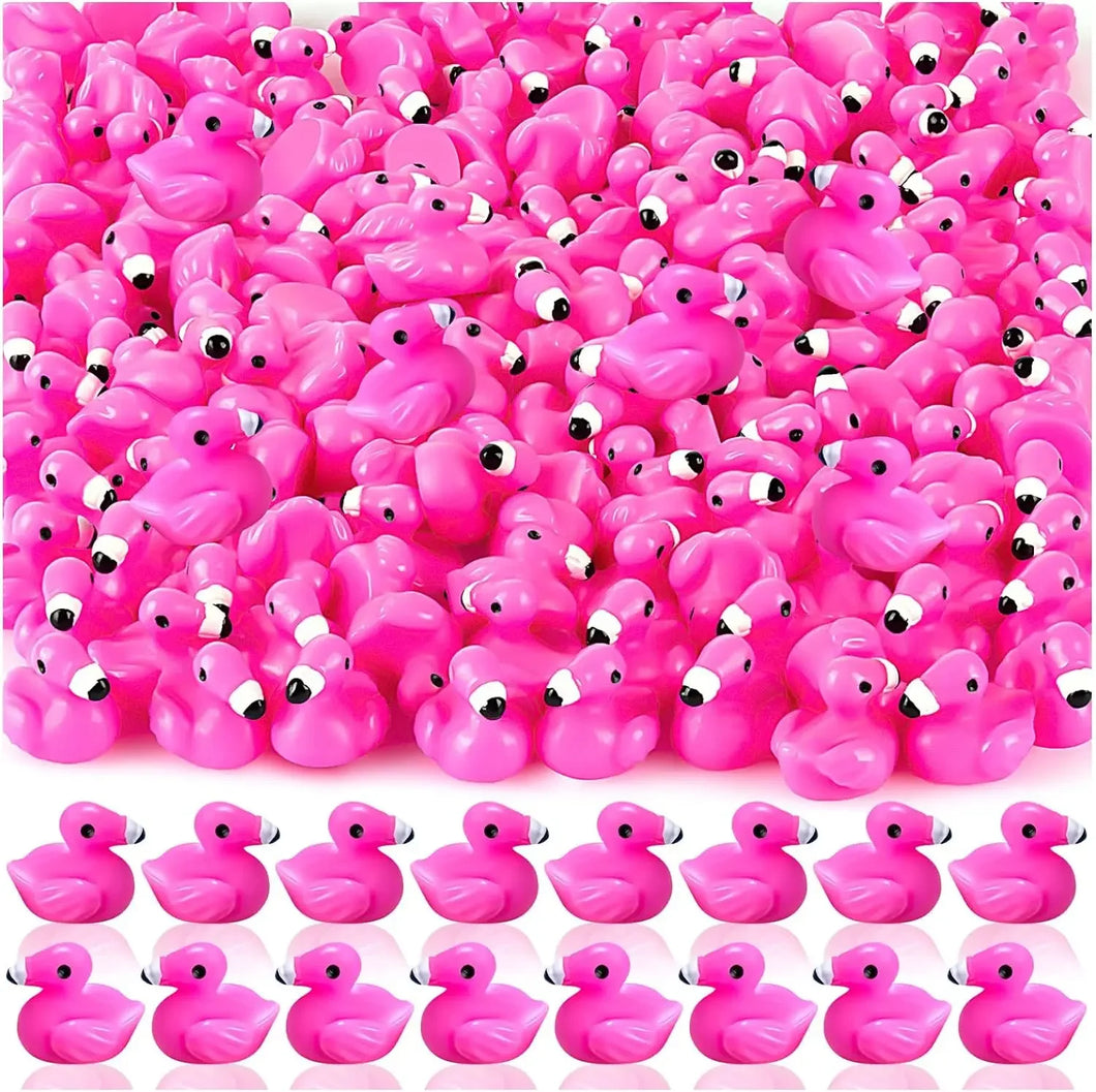 100 pcs Miniature Flamingo Duck Figure Model DIY Scenery Dollhouse Landscape Fairy Garden Accessories Terrarium Diorama Craft Supplies