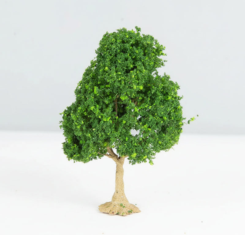 10/12/15cm Miniature Spring Green Tree Wire Model Train Railway Accessories Fairy Garden Landscape Terrarium Diorama Craft Supplies