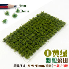 Load image into Gallery viewer, Miniature Vegetable Field Grass Bush Plant Model Sand Table Dollhouse Fairy Garden Landscape Terrarium Diorama Craft Supplies
