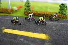 Load image into Gallery viewer, 12 pcs Miniature Bike Bicycle Racing 1:87 Figure HO Scale Model Landscape Building Scenery Train Railway Layout Scene Accessories Diorama Supplies
