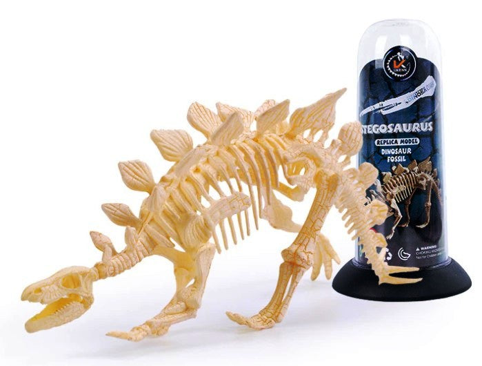 Dino Dinosaur Fossil Skeleton Figure Snap Model Kit DIY Toy Test Tube (6 styles to choose from)