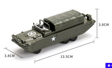 Load image into Gallery viewer, WWII US Army DUKW Amphibious Truck Military Duck Wheeled Combat Vehicle 4D Assembly Model Kit Toy (Choose Style)
