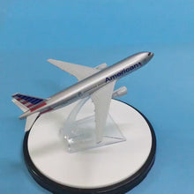 Load and play video in Gallery viewer, American Airlines Boeing 777 Airplane 16cm Diecast Plane Model
