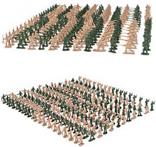 Load image into Gallery viewer, 360 pcs Classic WWII Mini Military Plastic Toy Soldiers Army Men  Figures 12 Poses
