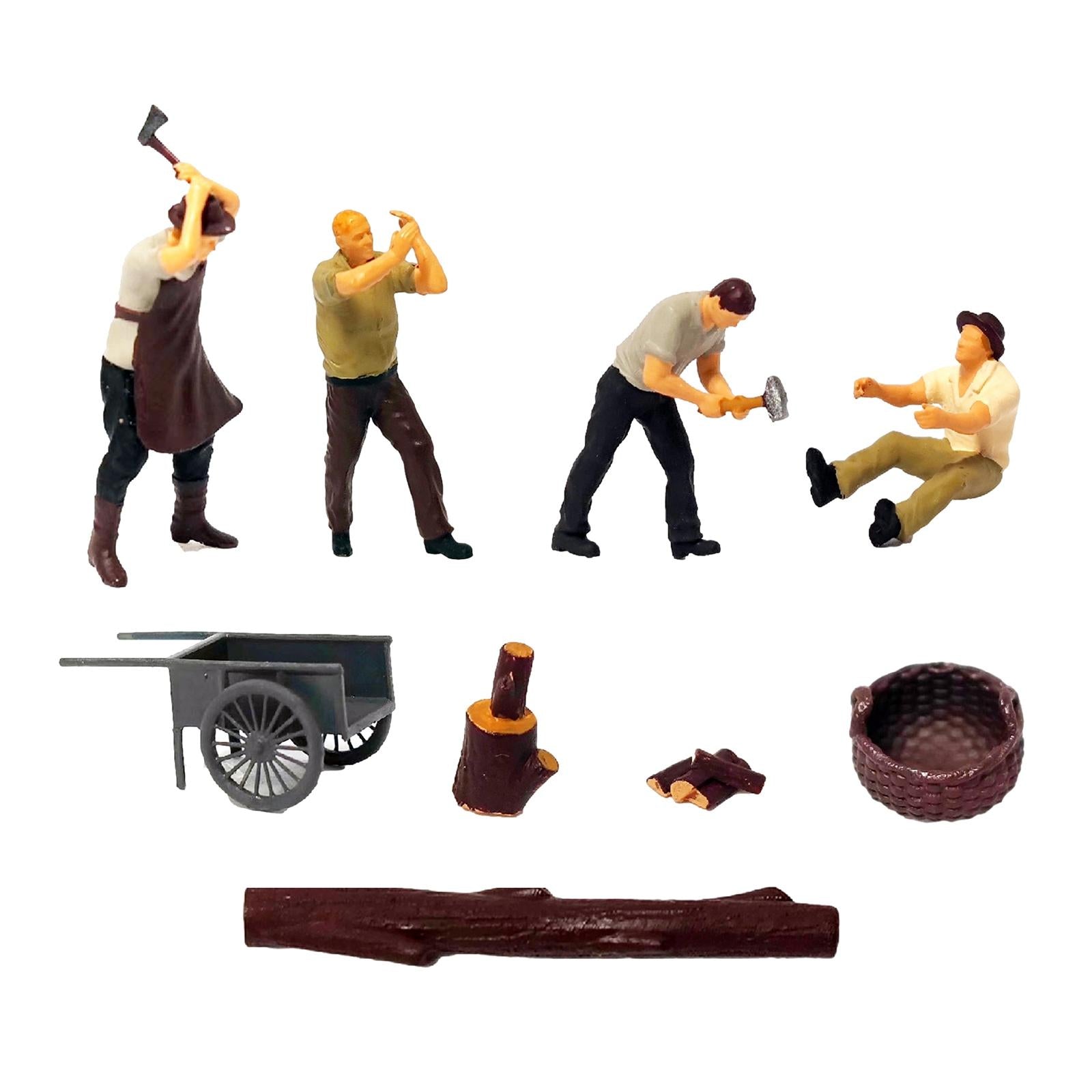 Miniature Wood Mover Woodworker Carpenter Handprint Figure Models Toys ...