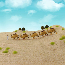 Load image into Gallery viewer, 12 pcs Miniature Bactrian Camel Wild Animal 1:87 Figures HO Scale Models Landscape Garden Scenery Layout Scene Accessories Diorama Supplies
