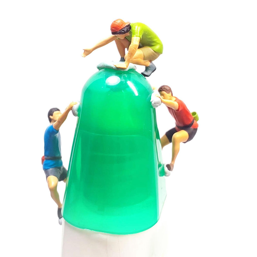 3 pcs Miniature Rock Climber Sport Climbing People Figure 1/87 1/64 Scale Models Building Landscape Scene Accessories Diorama Supplies