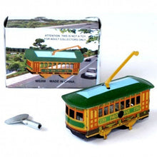 Load image into Gallery viewer, MS268 Vintage Broadway Trolley Tram Retro Clockwork Wind Up Tin Toy Collectible
