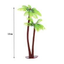 Load image into Gallery viewer, 10 pcs 13cm Miniature Coconut Palm Tree Models Train Railway Accessories Forest Fairy Garden Landscape Terrarium Diorama Craft Supplies
