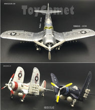 Load image into Gallery viewer, WWII Military Aircraft US Navy Vought F4U Corsair Fighter 1/48 Plane 4D Assembly Model Kit Toy (Choose Color)
