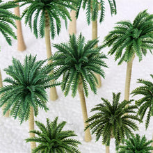 Load image into Gallery viewer, 15 pcs Miniature Palm Tree Models Train Railway Accessories Forest Fairy Garden Landscape Terrarium Diorama Craft Supplies
