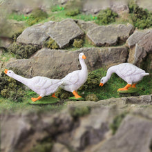 Load image into Gallery viewer, 14 pcs Miniature Duck Goose Farm Animal 1:43 Figures O Scale Models Toys Landscape Garden Scenery Layout Scene Accessories Diorama Supplies
