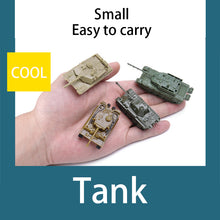 Load image into Gallery viewer, 4 pcs WWII Military Germany Panther Tiger Tank 4D Finished Model Toy 1:144 Scale
