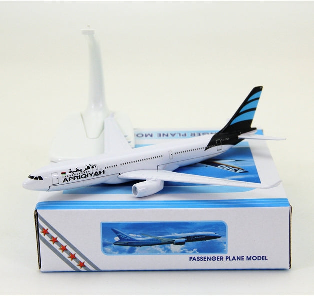 Modèle Réduit Avion Oman Air Airbus A330 - 16 Cm - Diecast Avec Socle Et Coffret - Neuf