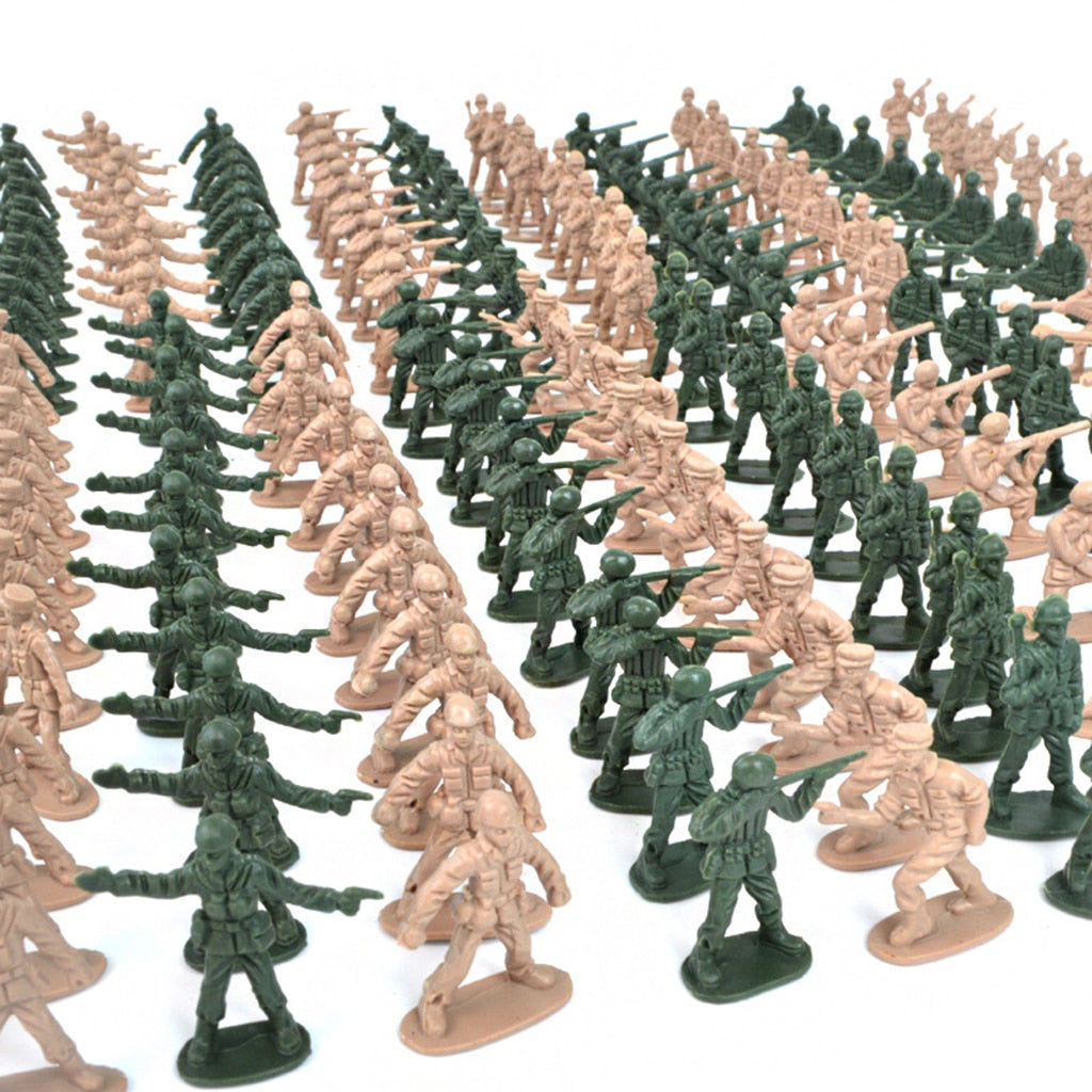 360 pcs Classic WWII Mini Military Plastic Toy Soldiers Army Men  Figures 12 Poses