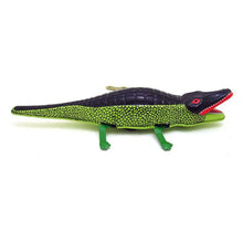 Load image into Gallery viewer, MS224 Inertia Crocodile Retro Clockwork Wind Up Tin Toy Collectible
